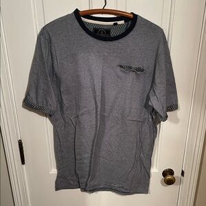 Heritage Blue and Gray Short Sleeve Tee